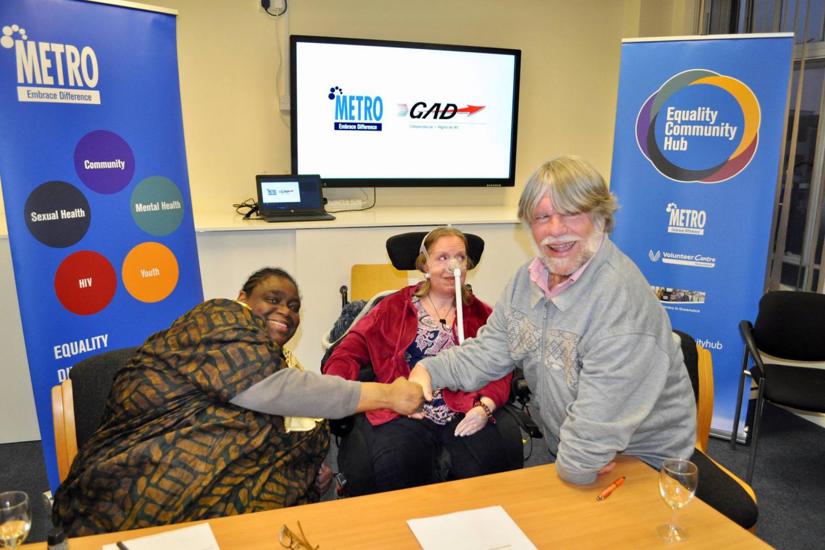 Metro GAD meeting, Sue Elsegood and other members